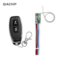 QIACHIP 433MHz Wireless Remote Control Switch Long Range Mini Receiver 3.6V 12V 24V and 433 MHz Transmitter LED Remote Control