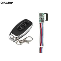 QIACHIP 433MHz Wireless Remote Control Switch Long Range Mini Receiver 3.6V 12V 24V and 433 MHz Transmitter LED Remote Control