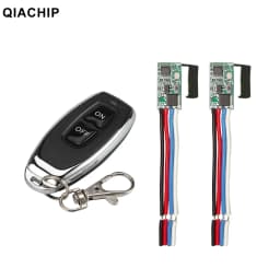 QIACHIP 433MHz Wireless Remote Control Switch Long Range Mini Receiver 3.6V 12V 24V and 433 MHz Transmitter LED Remote Control