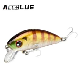 ALLBLUE New Legend Minnow 44mm Sinking Floating Mini Wobbler Fishing Lure Artificial Hard Bait Trout Crankbait Fishing Tackle
