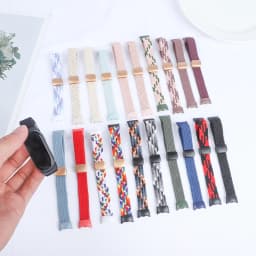 Magnetic Braided Strap for Xiaomi Mi Band 10 Accessories Breathable Nylon Bracelet Belt Pulseira Correas Xiaomi Mi Band 9 8 2026