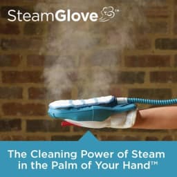 7in1 Steam Mop with SteamGlove Handheld Steamer for Home Cleaning Black and Silver Advanced Steam Technology for Deep Sanitizat