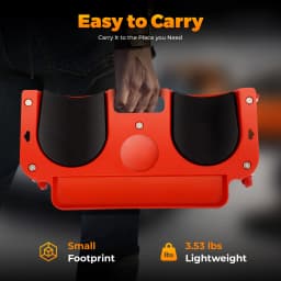 Rolling Knee Pad with Tool Tray, Sponge Cushioned Movable Knee Dolly with 5 Swivel Wheels for Gardening Tile Laying