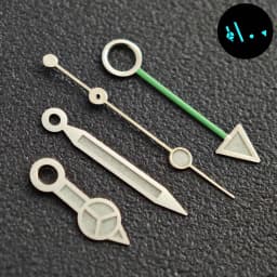28.5mm Aseptic Dial Suitable for NH34/NH35/NH36 Movement Blue-Green Luminous Dial Replacement Part Watch Watches Dial