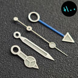 28.5mm Aseptic Dial Suitable for NH34/NH35/NH36 Movement Blue-Green Luminous Dial Replacement Part Watch Watches Dial