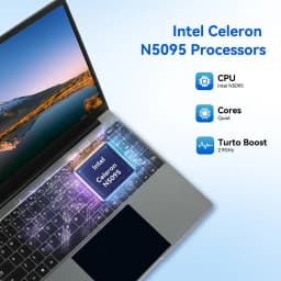 URAO LT1505 15.6 Inch Laptop 16GB DDR4 512GB SSD Intel N5095 IPS Display 1080P Windows11 38000mAh Battery Business Home Laptop