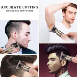 USB Rechargeable Electric Hair Clipper, Cordless Hair Trimmer Set For Hair Cutting, Professional Trimmer Shaver Trimmer Beard