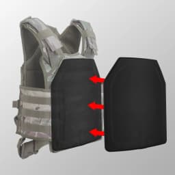 30x25cm Lightweight Bulletsproof Plug PE IIIA Bullets-Proof Plate Anti Bullets Board Safety Vest Ballistic Body Armour Board