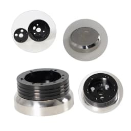 New 5 6 Hole Car Steering Wheel Hub Adapter Polished Short Hub Connector Kit Aluminum Car Accessories for Chevrolet GMC Pontiac