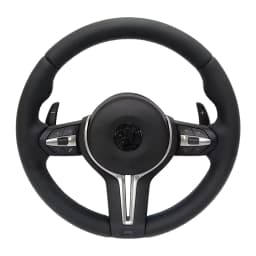 Interior M Series Leather Steering Wheel For BMW M3 M5 F20 F22 F23 F30 F33 F34 X1 F48 X5 F15 X3 F25 F80 E90 E70 E84 With Paddles