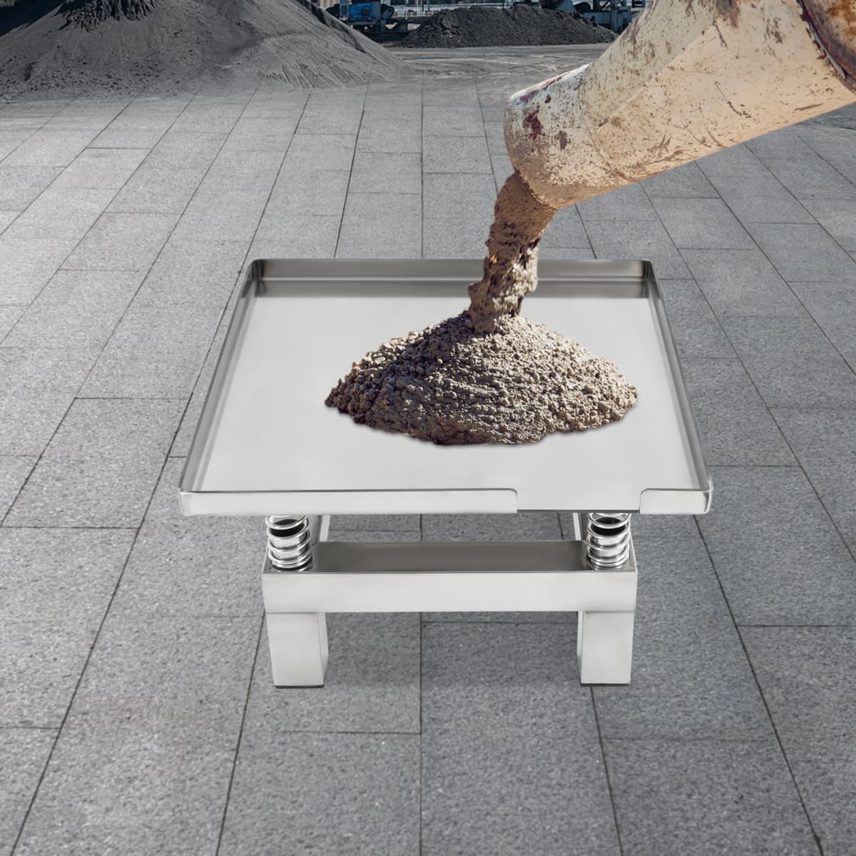 Concrete Vibrating Table for Test Blocks 50W Vibration Machine Lab Construction Materials Testing Equipment EU/US Standard