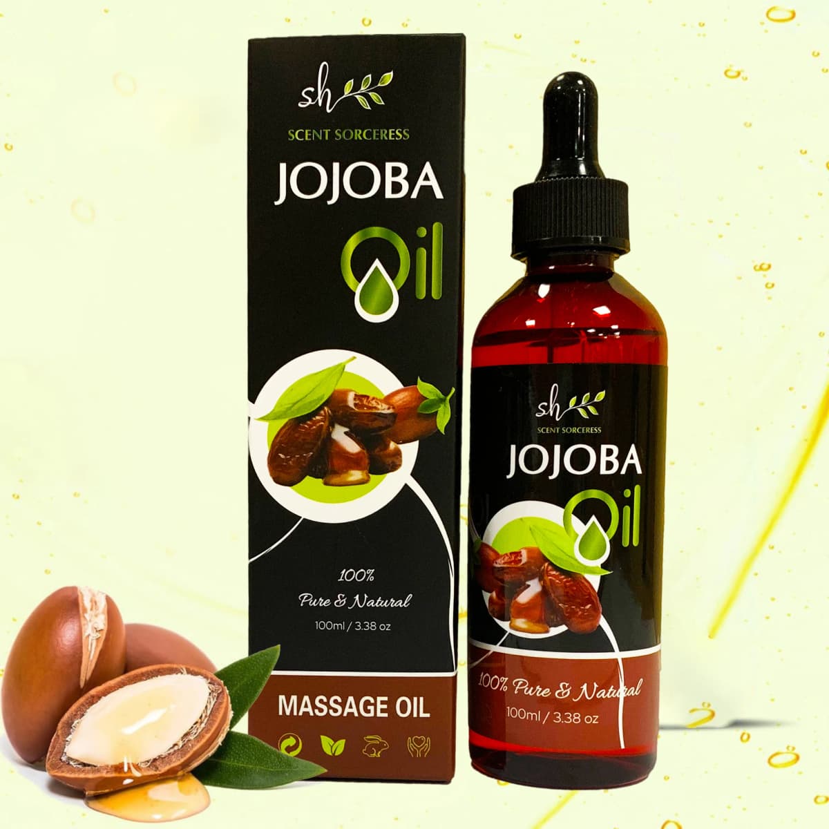 100ml Jojoba oil 2026 New Nourishing Brighten Skin for Relaxing Massage Oils Aromatherapy Exquisite Gift Brand Essential Oil