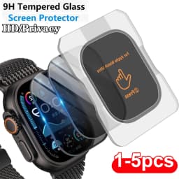 Tempered Glass for Apple Watch Ultra2/3 49mm Anti-Scratch Screen Protector for IWatch Ultra Seconds Installation Protective Film