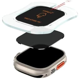 Tempered Glass for Apple Watch Ultra2/3 49mm Anti-Scratch Screen Protector for IWatch Ultra Seconds Installation Protective Film