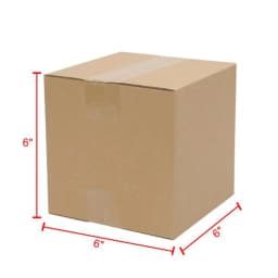 100PCS Corrugated Paper Boxes 4x4x4"，6x4x4"，6x4x2"，6x6x6"，8x6x4" Mailing, Packing, Moving & Storage for Business/Home