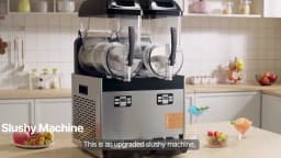 SucceBuy 3-36L Commercial Slushy Machine 1-3 Tanks Stainless Steel Margarita Smoothie Frozen Drink Maker for Home Restaurants