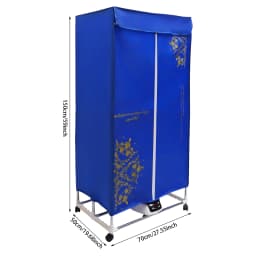 1200-1500W Portable Travel Clothes Dryer Machine PTC 5-layer Heating for Apartments, New Generation Electric Clothes Drying