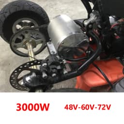 3000W Brushless Motor Kit 48V-60V-72V with Controller and Throttle for Electric Scooter E-Bike Motorcycle Conversion Kit