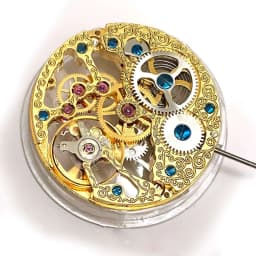 Analog Hollow skeleton 6497 ST3600 Watch Movement Replacement Small Second Hand at 9 o'clock Handwind Movement Accessories