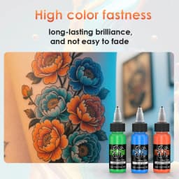 KVM 1oz (30ml) 7/14 Colors Professional Tattoo Ink for Body Art Natural Plant Micro Pigment Permanent Tattoo Ink for Body Paint