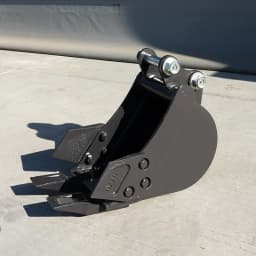 200mm narrow bucket – excavator attachment, equipped with extra pins for improved flexibility and efficiency! Free shipping.