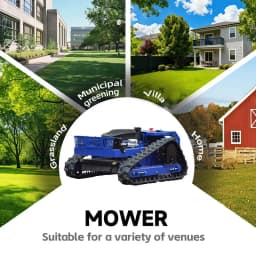 Free Shipping From Us Warehouse Wireless Remote Control Mower,Full Payment Robot Lawn Mower,All-Terrain Robotic Grass Cutter