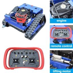 Free Shipping From Us Warehouse Wireless Remote Control Mower,Full Payment Robot Lawn Mower,All-Terrain Robotic Grass Cutter