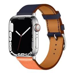 Leather Watch Band for Apple Watch Straps 46mm 44mm 41mm 45mm 38-42mm 40mm 49mm Bracelet iWatch Series 10-Ultra 9-8-7-SE-6-5-4-3