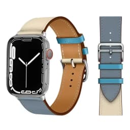 Leather Watch Band for Apple Watch Straps 46mm 44mm 41mm 45mm 38-42mm 40mm 49mm Bracelet iWatch Series 10-Ultra 9-8-7-SE-6-5-4-3