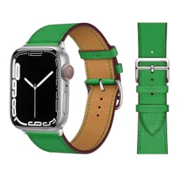 Leather Watch Band for Apple Watch Straps 46mm 44mm 41mm 45mm 38-42mm 40mm 49mm Bracelet iWatch Series 10-Ultra 9-8-7-SE-6-5-4-3