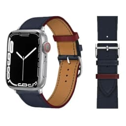 Leather Watch Band for Apple Watch Straps 46mm 44mm 41mm 45mm 38-42mm 40mm 49mm Bracelet iWatch Series 10-Ultra 9-8-7-SE-6-5-4-3