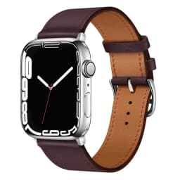 Leather Watch Band for Apple Watch Straps 46mm 44mm 41mm 45mm 38-42mm 40mm 49mm Bracelet iWatch Series 10-Ultra 9-8-7-SE-6-5-4-3