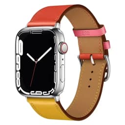 Leather Watch Band for Apple Watch Straps 46mm 44mm 41mm 45mm 38-42mm 40mm 49mm Bracelet iWatch Series 10-Ultra 9-8-7-SE-6-5-4-3