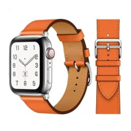 Leather Watch Band for Apple Watch Straps 46mm 44mm 41mm 45mm 38-42mm 40mm 49mm Bracelet iWatch Series 10-Ultra 9-8-7-SE-6-5-4-3