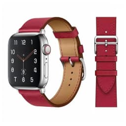 Leather Watch Band for Apple Watch Straps 46mm 44mm 41mm 45mm 38-42mm 40mm 49mm Bracelet iWatch Series 10-Ultra 9-8-7-SE-6-5-4-3
