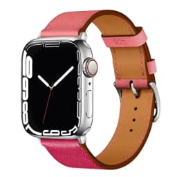 Leather Watch Band for Apple Watch Straps 46mm 44mm 41mm 45mm 38-42mm 40mm 49mm Bracelet iWatch Series 10-Ultra 9-8-7-SE-6-5-4-3