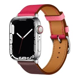 Leather Watch Band for Apple Watch Straps 46mm 44mm 41mm 45mm 38-42mm 40mm 49mm Bracelet iWatch Series 10-Ultra 9-8-7-SE-6-5-4-3