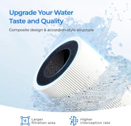 Waterdrop F2 Filter, Replacement for X8/X12/X16 RO System, 6-Month Lifetime | Long Filter Lifespan, Enhanced Filtration, [ NOT for X8PRO & X12PRO ]