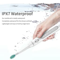 Fairywill Electric Sonic Toothbrush FW-507 USB Charge Rechargeable Adult Waterproof Electronic Tooth Brushes Replacement Heads 8