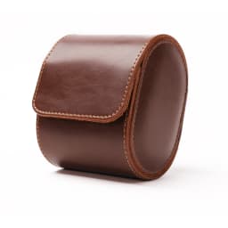 1 Slot Brown/Black Vintage Leather Travel Roll Storage Organizers Watch Portable Case Box