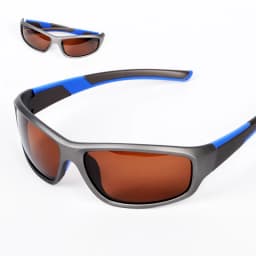 TAGION Sport Glasses Men's Polarized Sunglasses Night Vision Driving Goggles Yellow Lenses Brown Eyewear For Male