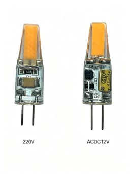 10PCS Dimmable Mini G4 LED COB Lamp 6W Bulb AC DC 12V 220V Candle Lights Replace 30W 40W Halogen for Chandelier Spotlight
