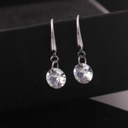 Dangle Drop Earrings Lady Elegant Fashion Noble Zircon Crystal Earring For Women Jewelry Dainty Boucle Mujer Brincos