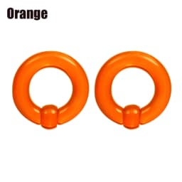 2pcs Acrylic BCR Big Large Size Captive Bead Ring Ear Tunnel Plug Expander Gauges Nose Septum Ring Earring Piercing Body Jewelry