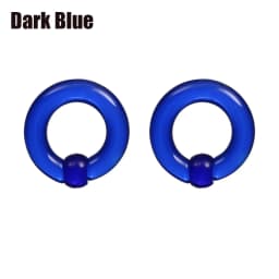 2pcs Acrylic BCR Big Large Size Captive Bead Ring Ear Tunnel Plug Expander Gauges Nose Septum Ring Earring Piercing Body Jewelry