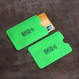 10pcs Anti-Scan Card Sleeve Credit NFC RFID Card Protector Anti-magnetic Aluminum Foil Portable Bank Card Holder