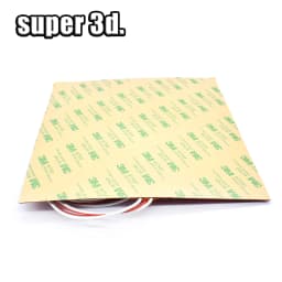 Silicone Heated Bed Heating Pad Waterproof 220/300/310/235/400MM 24V/220V for 3D Printer Ender3 CR10 Parts Hot Bed
