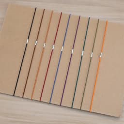 5pcs/ Pack Travel Diary Inside Page Binding Rope Elastic Rope Rubber Band Diary Making Binding Straps in Multiple Colors 1.5mm