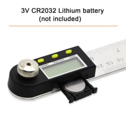 SHANHR 200mm/300 mm Digital Meter Angle Inclinometer Angle Digital Ruler Electron Goniometer Protractor Angle Finder