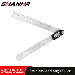 SHANHR 200mm/300 mm Digital Meter Angle Inclinometer Angle Digital Ruler Electron Goniometer Protractor Angle Finder
